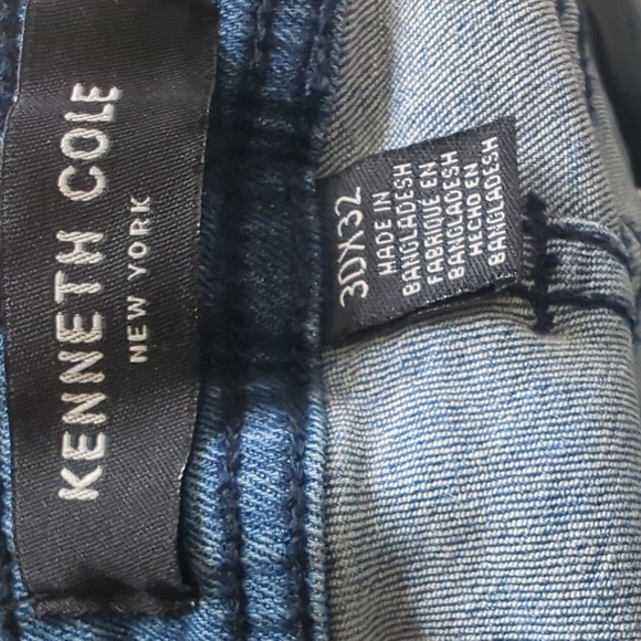 Kenneth Cole Slim-Fit Stretch Denim Men's Jeans 30x32 Medium Blue - Like New - Picture 8 of 9